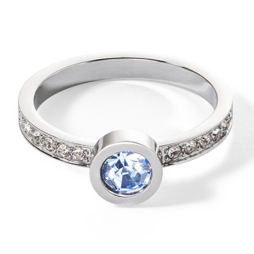 Кольцо Coeur de Lion Light Blue-Silver 18.5 мм, 0228/40-0741 58