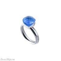 Кольцо Qudo Firenze ocean 16 мм 612110 BL/S