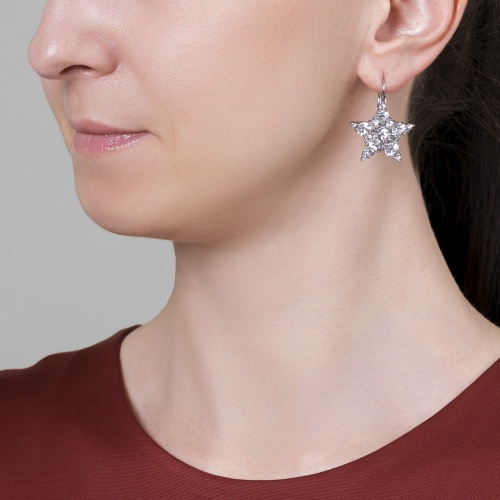 Серьги Dyrberg Kern LIBRA SS CRYSTAL, 450010 фото 4