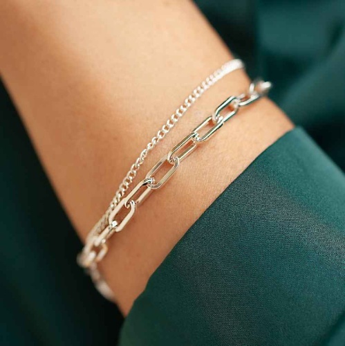 Браслет Fiore Luna Twice Сarabiner, CL6104 S фото 2