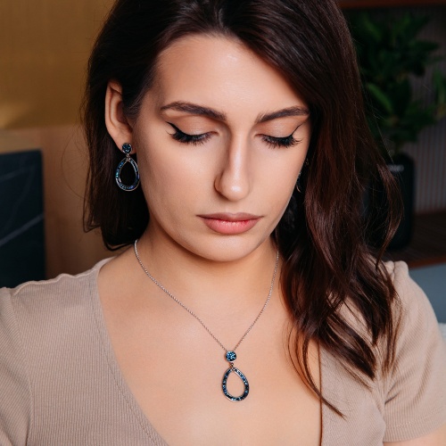 Колье Fiore Luna BBL, B2103SW-N05.23 BL/S фото 4