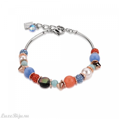 Браслет Coeur de Lion Aqua-Orange 4864/30-2002