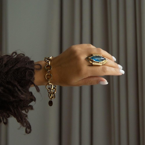 Браслет Thot Gioielli, металл, TG25.1-BRV02X золотистый фото 2