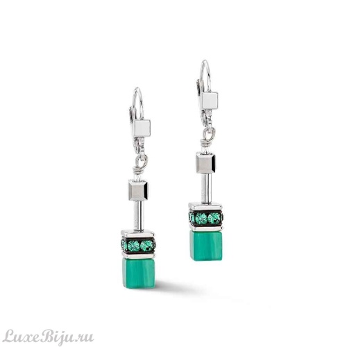 Серьги Coeur de Lion Green, 2838/20-0500