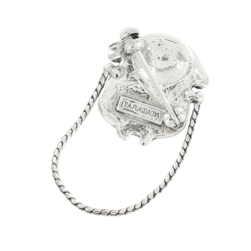 Брошь TARATATA, Hop, с цветной смолой и стразами, TT-T25-05204-101 белый фото 2