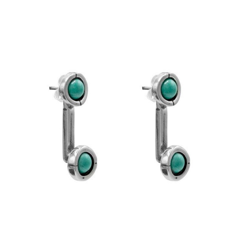 Серьги Ciclon, Divino, с муранским стеклом, CN-233600 бирюзовый