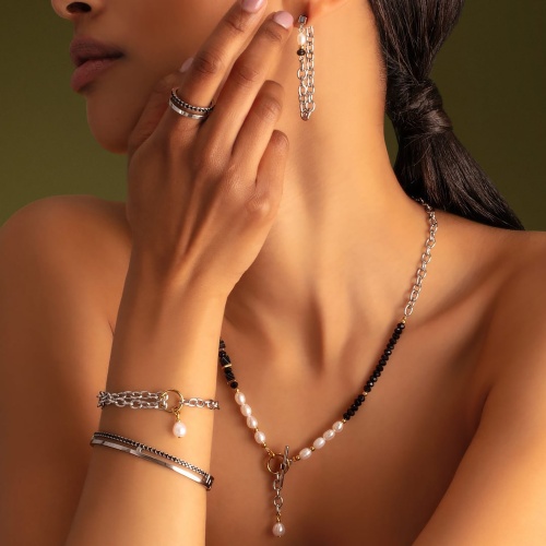 Серьги Coeur de Lion Black-White, 1133/21-1314 фото 2