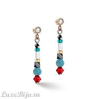 Пусеты Coeur de Lion Multicolor Vintage, 4543/21-1544