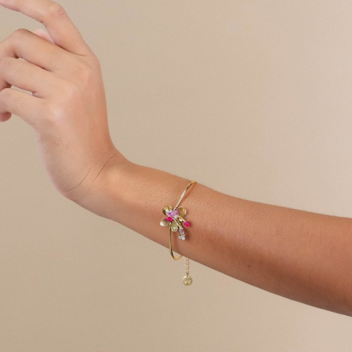 Браслет Franck Herval, Estelle, с цветным бисером, FH24.2-13-72673 золотистый фото 4