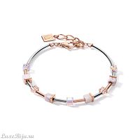 Браслет Coeur de Lion White Rose Gold Silver 5023/30-1822
