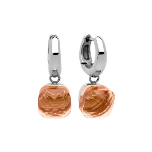 Серьги Qudo Firenze light peach 300099 BR/S