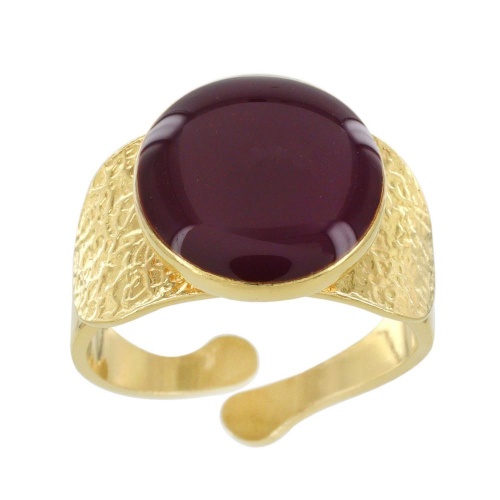 Кольцо TARATATA, Electron, разъемное, с цветной смолой, TT-W23-03405-206 фиолетовый фото 6