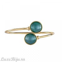 Браслет Possebon pearl green agate C1366.17 G/G