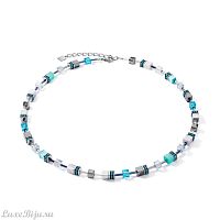 Колье Coeur de Lion Aqua-White 5011/10-2014