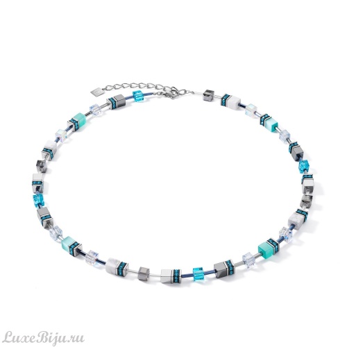 Колье Coeur de Lion Aqua-White 5011/10-2014