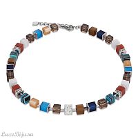 Колье Coeur de Lion Blue-Brown 4890/10-0711