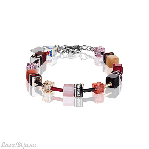 Браслет Coeur de Lion Red-Rose-beige 2838/30-0326