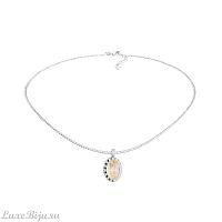 Колье Qudo TIVOLA UNICA big (S/P) Ivory cream delite 3cm, 420701