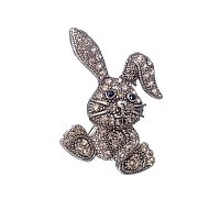 Брошь Moon Paris, Сhristmas, заяц, MCH-22.12-001 золотистый