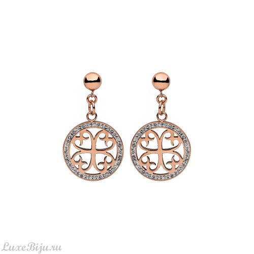 Серьги Qudo Avellina 301391 BR/RG