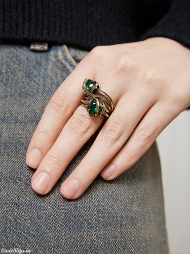 Кольцо Fiore di Firenze AN0948 SMERALDO фото 3