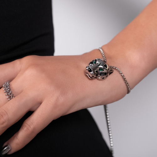 Браслет Moon Paris, анималистический дизайн, Mo-Y25.06-033.65 серебристый фото 2