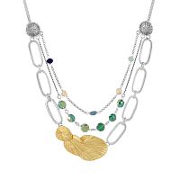 Колье TARATATA, Divine, со стеклянными бусинами, TT-W22-15105-204 золотистый