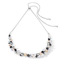 Колье Coeur de Lion Black-Crystal, 4639/10-1318