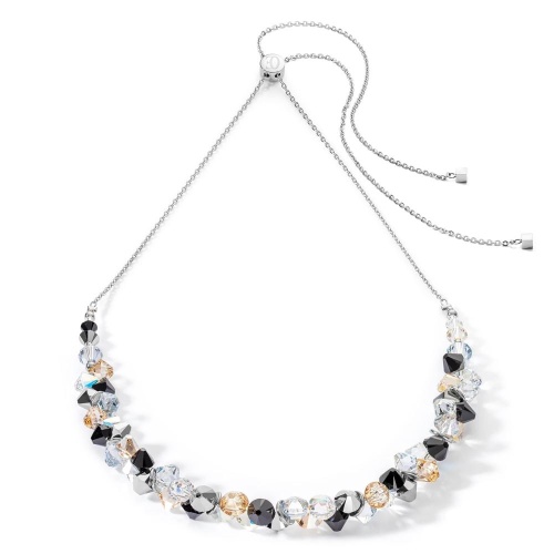Колье Coeur de Lion Black-Crystal, 4639/10-1318
