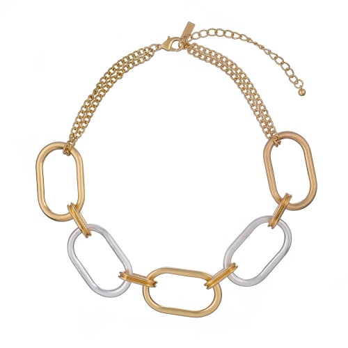 Колье Dansk Copenhagen, Tula, двухцветный металл, DNSK25.2-9C2501026 золотистый