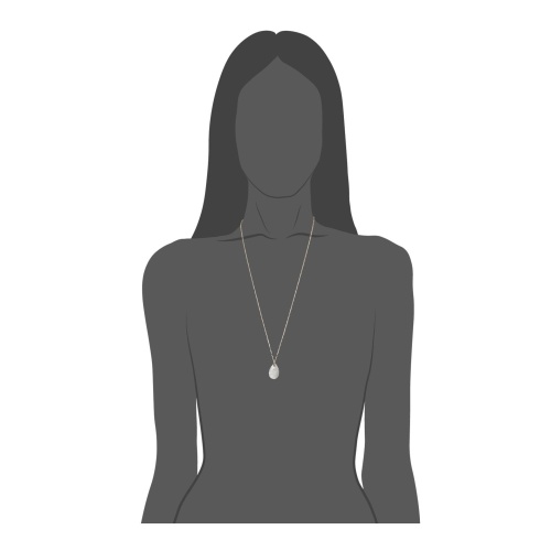 Колье Moon Paris, цепь,золот.,подвеска, Mo-1810-241 белый фото 3