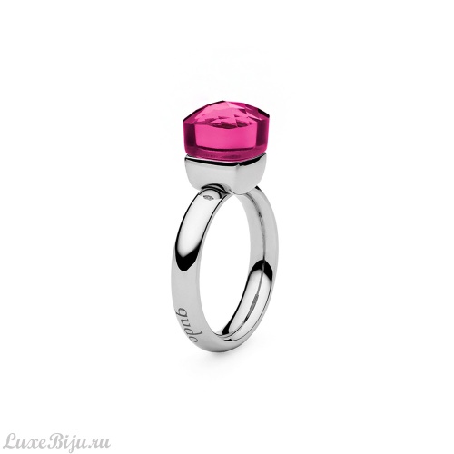 Кольцо Qudo Firenze fuchsia 17.2 мм 610951/17.2 V/S