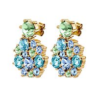 Серьги Dyrberg Kern FREESIA SG AQUA, 480064
