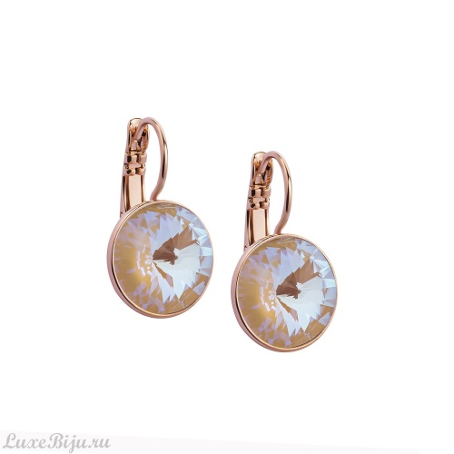 Серьги Fiore Luna Light White Delite A1903.1 BW/RG