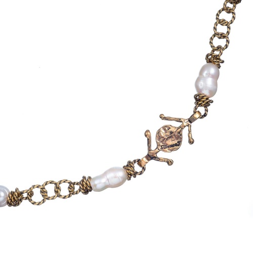 Колье Alcozer&J, с жемчугом, AL2502-C128IF24 белый фото 2