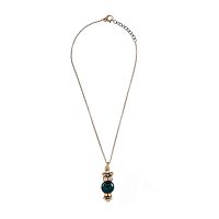 Колье Alcozer&J, с малахитом и кристаллом Swarovski, AL2512-C78FV25 зеленый