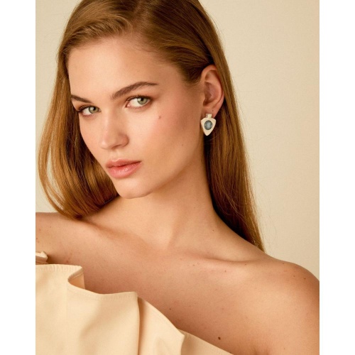 Серьги VIDDA, Fire, с кристаллом Swarovski, VD25.2-02321 серый фото 4