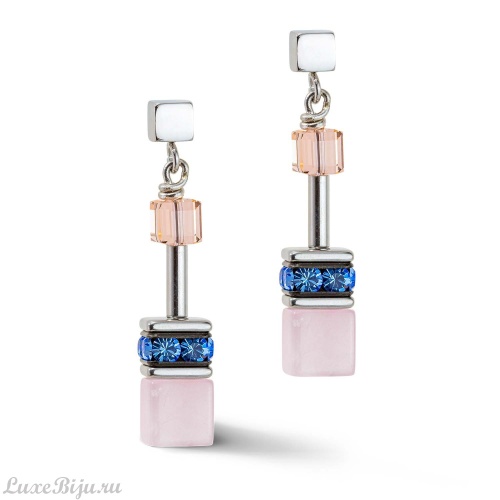 Пусеты Coeur de Lion Lilac-Blue 4905/21-0839