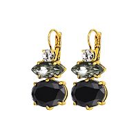 Серьги Dyrberg Kern PARSANA SG BLACK_GREY, 470011