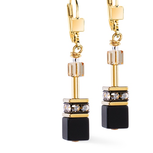 Серьги Coeur de Lion Black-Gold, 4018/20-1316 фото 2