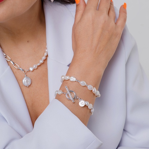Браслет Fiore Luna String of Pearls Togl, LB4111 S фото 4