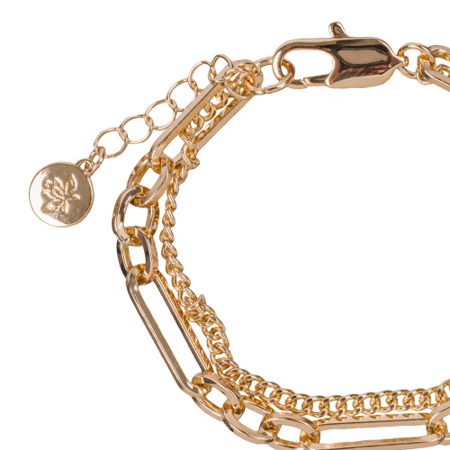 Браслет Fiore Luna Double Сarabiner, CL6096 G фото 3