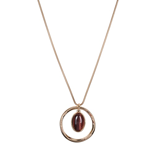 Колье Fiore Luna COFFE AGATE, LN5146 BR/G фото 3