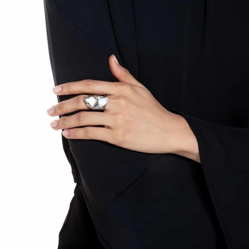 Кольцо Katerina Vassou, Lulana, разъемное, с друзой агата, KV23.2-308315B серебристый фото 5