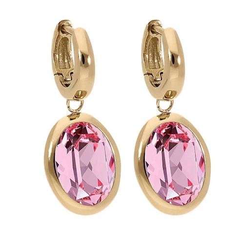 Серьги Qudo Creole TIVOLA small G light rose, 310507 R/G фото 8