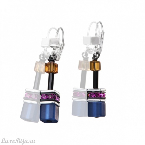 Серьги Coeur de Lion Multicolor Winter2 2838/20-1567