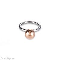 Кольцо Coeur de Lion Rosegold-Silver 0301/40-1631 54