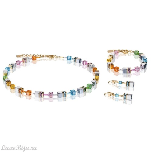 Серьги Coeur de Lion Multicolour Pastel 4015/20-1522 фото 2