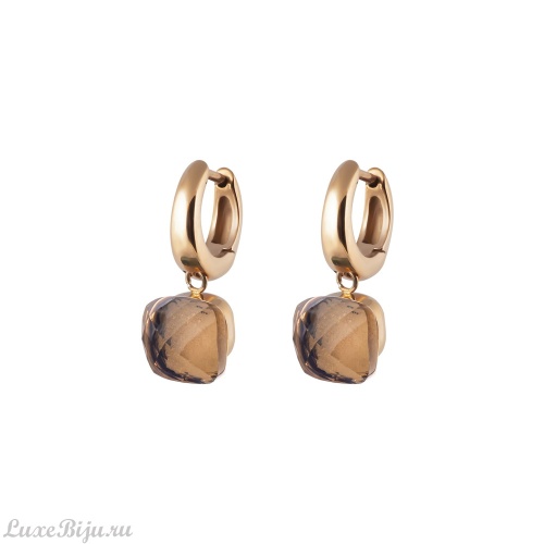 Серьги Qudo Firenze champagne 300353 BR/RG