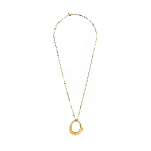 Колье Moon Paris, Ringo, с подвеской в форме кольца, MR-26.01-048 золотистый